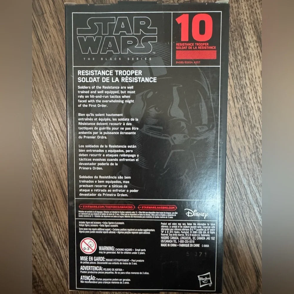 Star Wars Resistance Trooper Black Series 6-Inch Action Figure